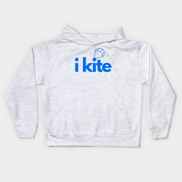 iKite Blue Kids Hoodie by robinsonkite